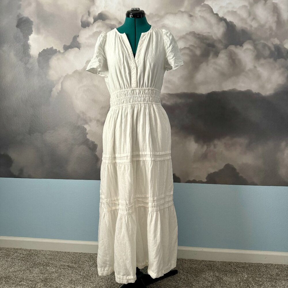 Anthropologie The Somerset Linen Maxi Dress